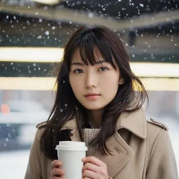 Portrait of Shiraishi Mio (AI-generated fictional character)