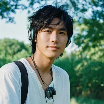 Portrait of Asakura Sou (AI-generated fictional character)
