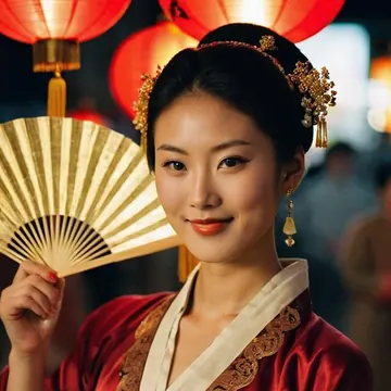 Portrait of Su Wan (AI-generated fictional character)
