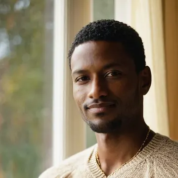 Portrait of Theo Ashby (AI-generated fictional character)